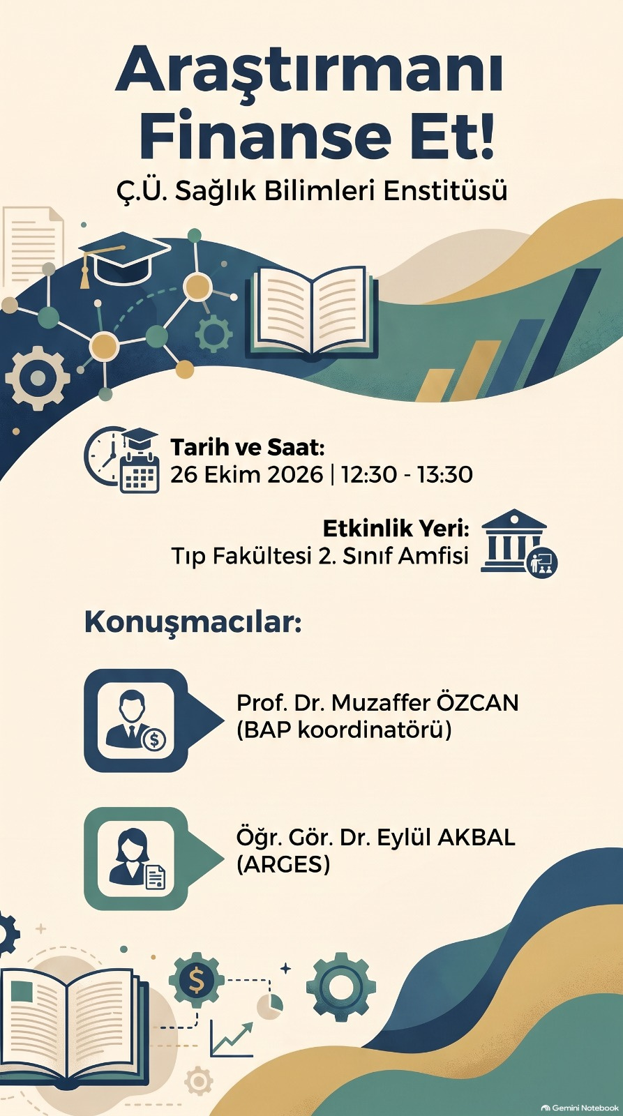 Çukurova Üniversitesi Sağlık Bilimleri Enstitüsü Seminer Duyurusu